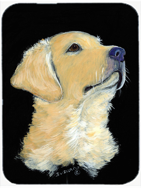 Golden Retriever Glass Cutting Board- Large