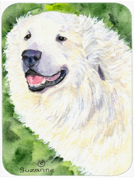 Great Pyrenees Glass Cutting Board- Large