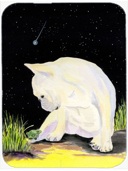 French Bulldog Glass Cutting Board- Large