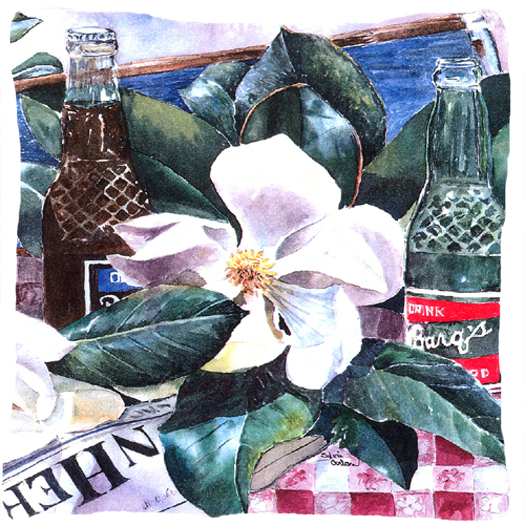 Barqs & Magnolia Decorative Indoor & Outdoor Fabric Pillow