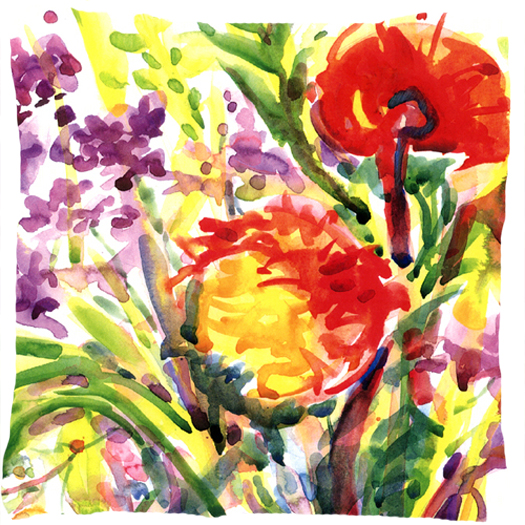 Flower Decorative Indoor & Outdoor Fabric Pillow