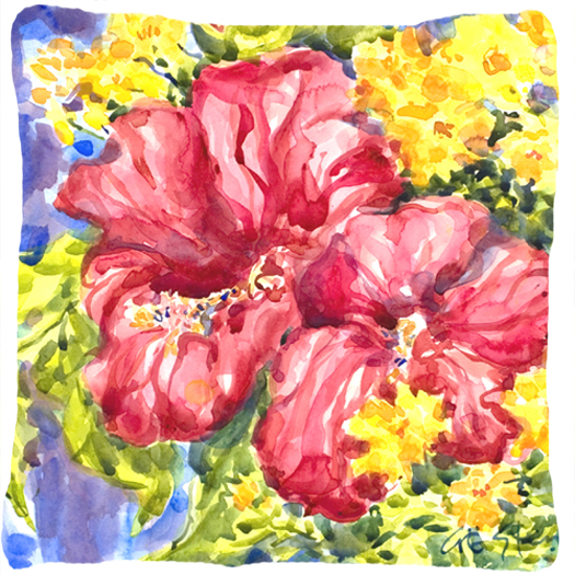 Flower - Hibiscus Decorative Indoor & Outdoor Fabric Pillow