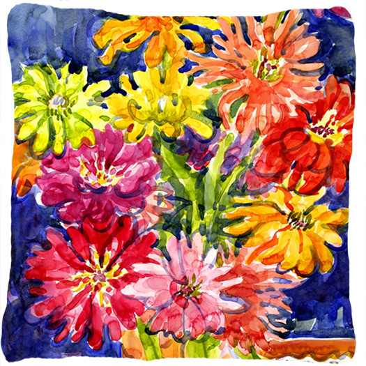 Flower - Gerber Daisies Decorative Indoor & Outdoor Fabric Pillow