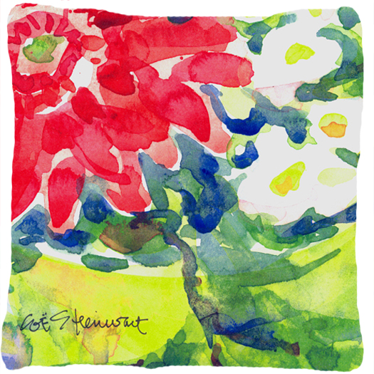 Flower Decorative Fabric Pillow