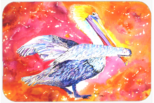 Picture of Carolines Treasures 8360LCB 15 x 12 in. Pelican Glass Cutting Board - Large