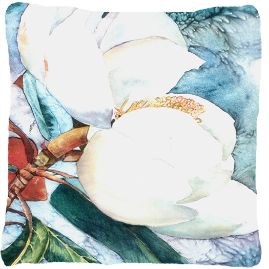 14 x 14 in. Flower - Magnolia Decorative Fabric Pillow