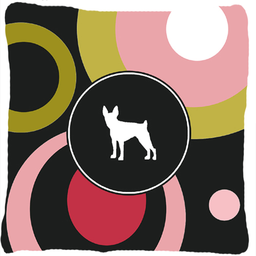 Fox Terrier Decorative Fabric Pillow