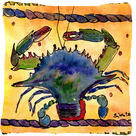 Crab Decorative Fabric Pillow