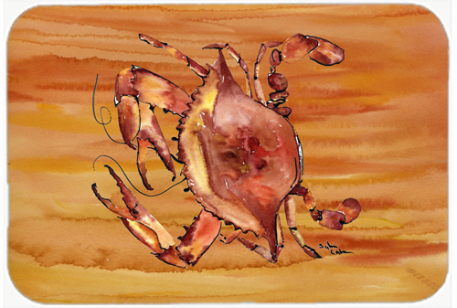 Picture of Carolines Treasures 8139LCB 15 x 12 in. Crab Glass Cutting Board - Large