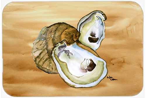 Picture of Carolines Treasures 8160LCB 15 x 12 in. Oyster Glass Cutting Board - Large