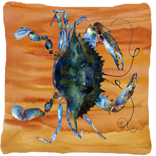 Crab Decorative Fabric Pillow