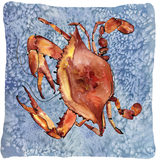 Crab Decorative Fabric Pillow