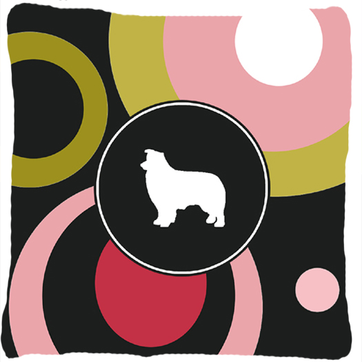 Border Collie Decorative Fabric Pillow