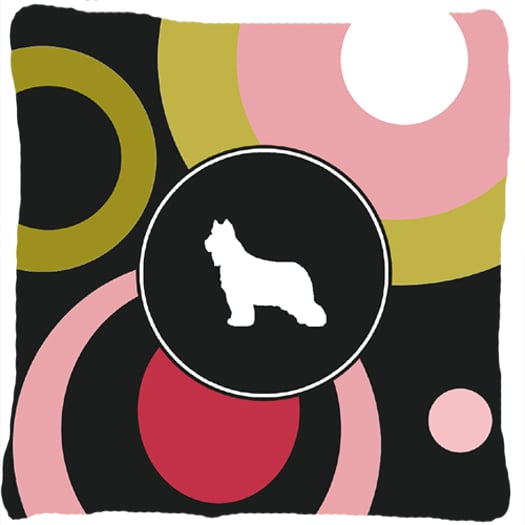 Briard Decorative Fabric Pillow