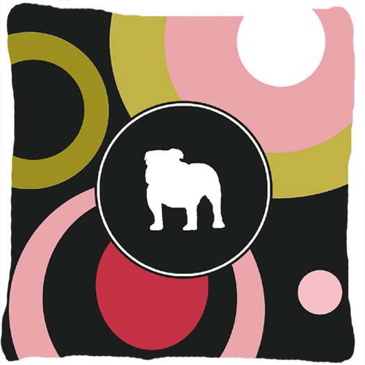 Bulldog Decorative Fabric Pillow