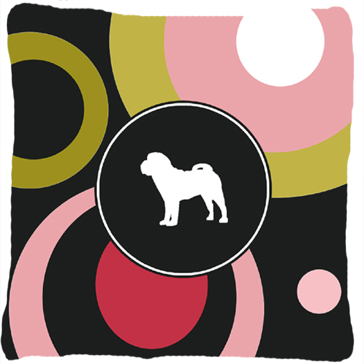Shar Pei Decorative Fabric Pillow 14 x 14 in.