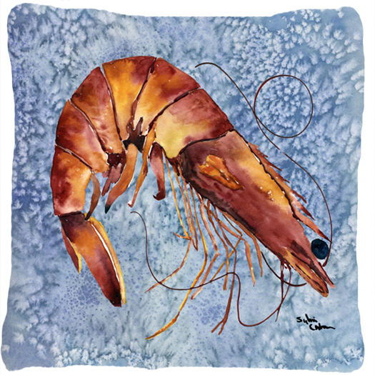 Shrimp Decorative Fabric Pillow