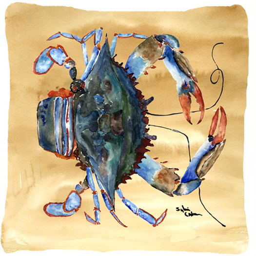 Crab Decorative Fabric Pillow