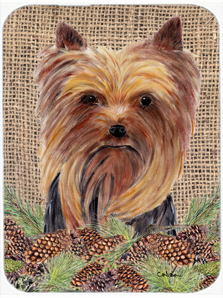 Yorkie Glass Cutting Board - Large