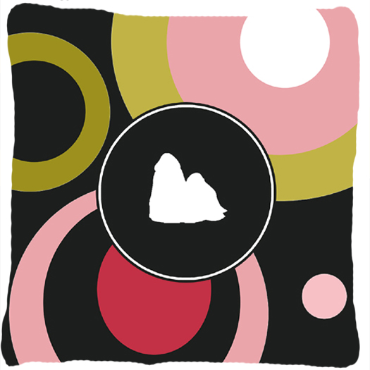 14 x 14 in. Shih Tzu Decorative Fabric Pillow