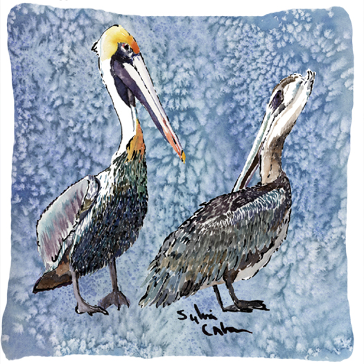 Bird - Pelican Decorative Fabric Pillow