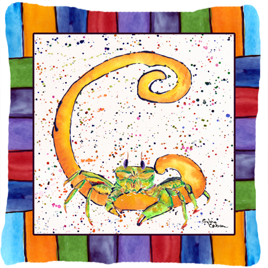 Beach and Seafood Decorative Fabric Pillow