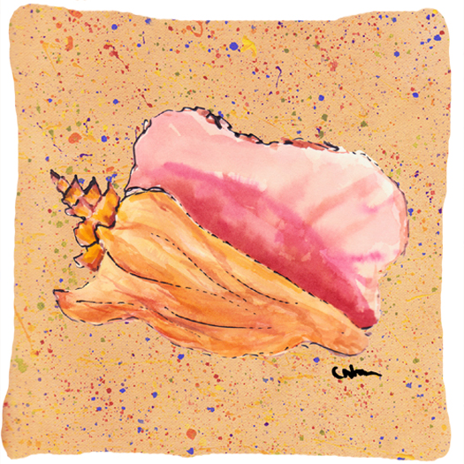 14 x 14 in. Shells Decorative Fabric Pillow
