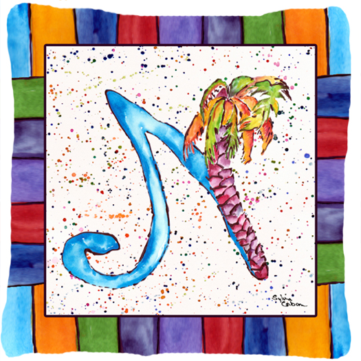 Beach and Seafood Decorative Fabric Pillow