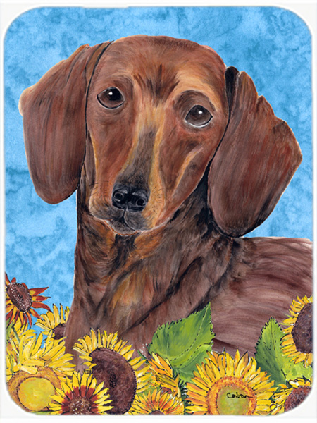 Dachshund Glass Cutting Board - Large