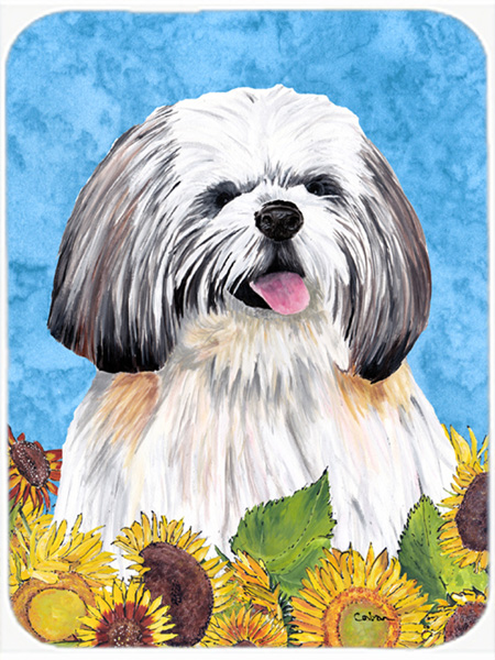 15 x 12 in. Shih Tzu Glass Cutting Board - Large