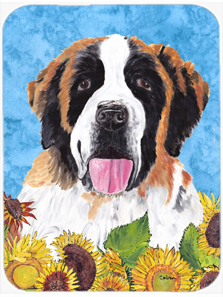 Saint Bernard Glass Cutting Board - Large