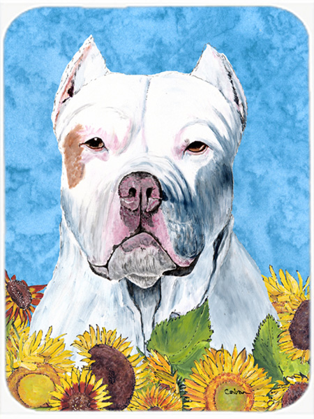 Pit Bull Glass Cutting Board - Large