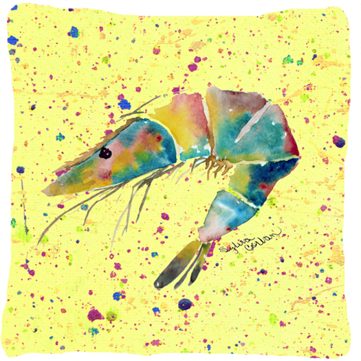 Shrimp Decorative Fabric Pillow