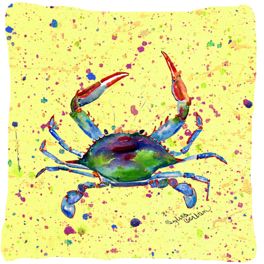 Crab Decorative Fabric Pillow