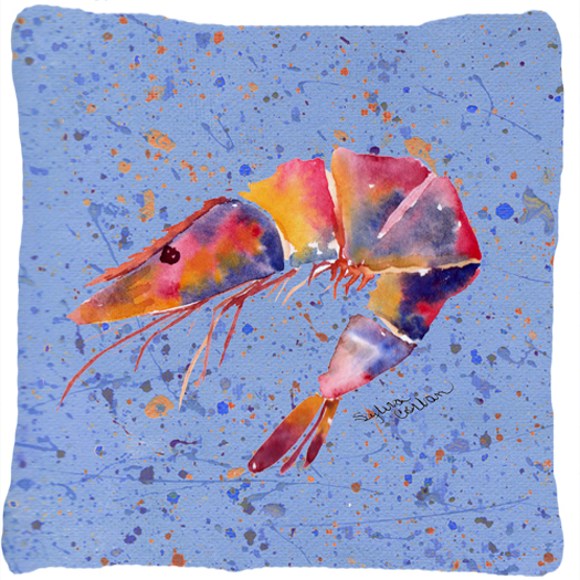 Shrimp Decorative Fabric Pillow