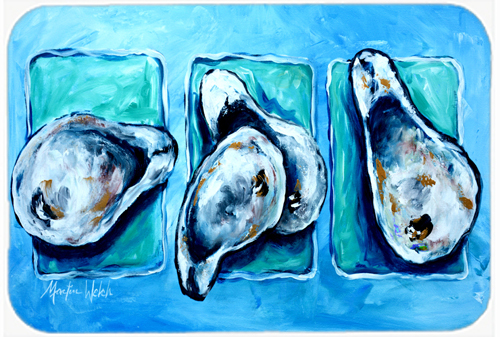 Oysters Oyster Plus Oyster - Oysters Glass Cutting Board - Large