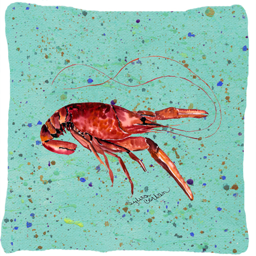 Crawfish Decorative Fabric Pillow