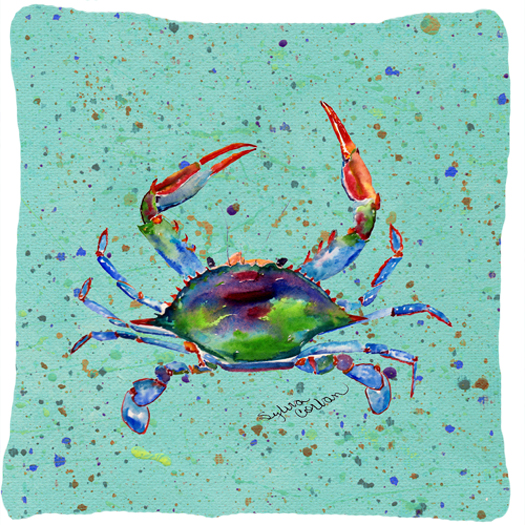 Crab Decorative Fabric Pillow
