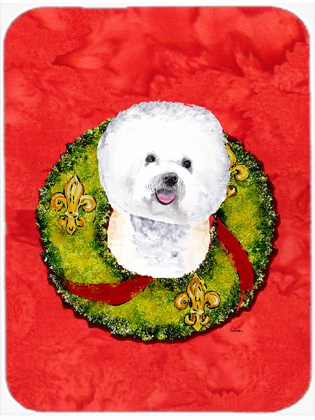 Bichon Frise Glass Cutting Board - Large