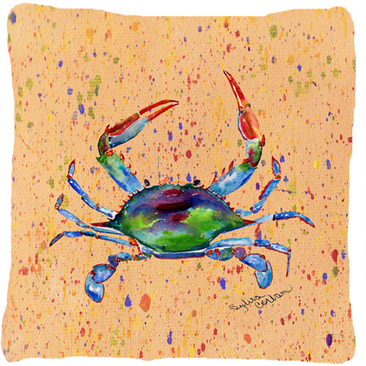 Crab Indoor & Outdoor Fabric Decorative Pillow