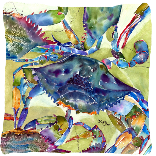 Crab Indoor & Outdoor Fabric Decorative Pillow