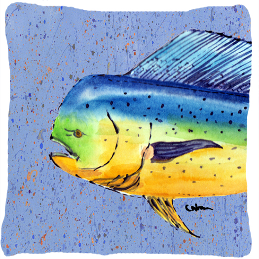 Dolphin Mahi Mahi Indoor & Outdoor Fabric Decorative Pillow