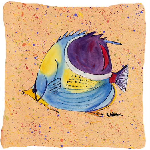 Tropical Fish Indoor & Outdoor Fabric Decorative Pillow