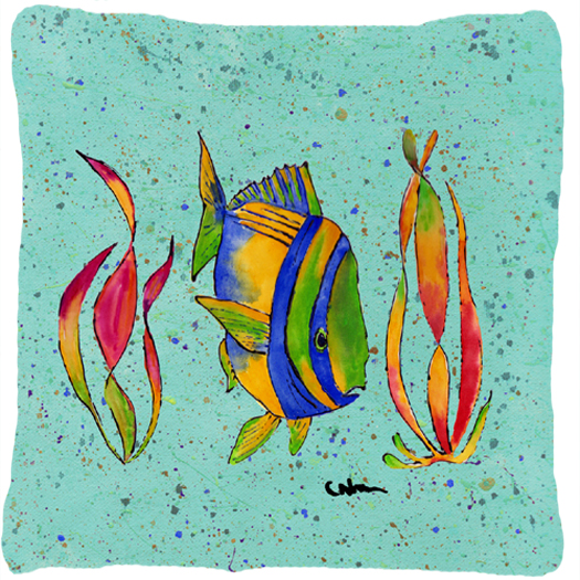 Tropical Fish Indoor & Outdoor Fabric Decorative Pillow
