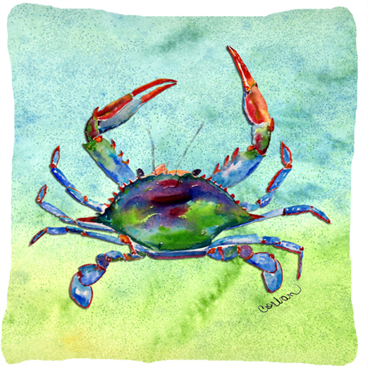 Crab Indoor & Outdoor Fabric Decorative Pillow