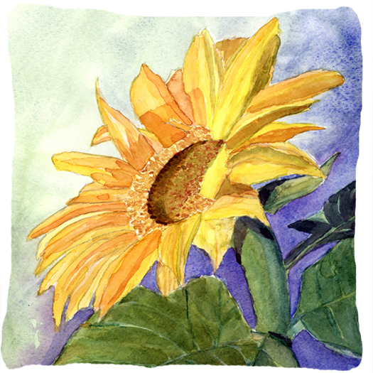 Sunflower Flower Indoor & Outdoor Fabric Decorative Pillow
