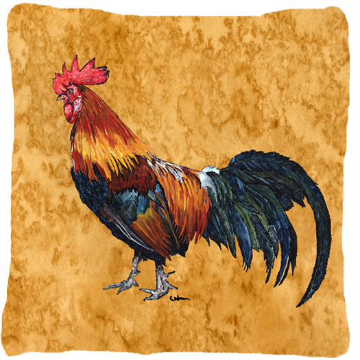 Rooster Bird Indoor & Outdoor Fabric Decorative Pillow