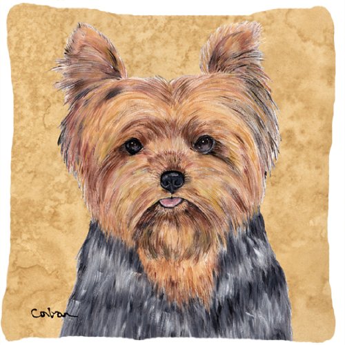 Yorkie Indoor & Outdoor Fabric Decorative Pillow