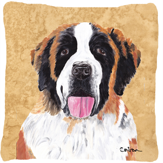 Saint Bernard Indoor & Outdoor Fabric Decorative Pillow