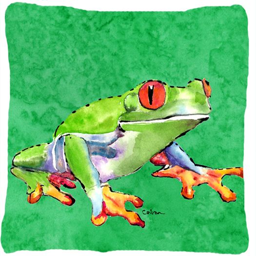 Frog Indoor & Outdoor Fabric Decorative Pillow